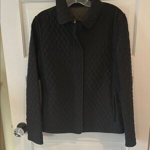 Hilary Radley Black Quilted Women's Jacket